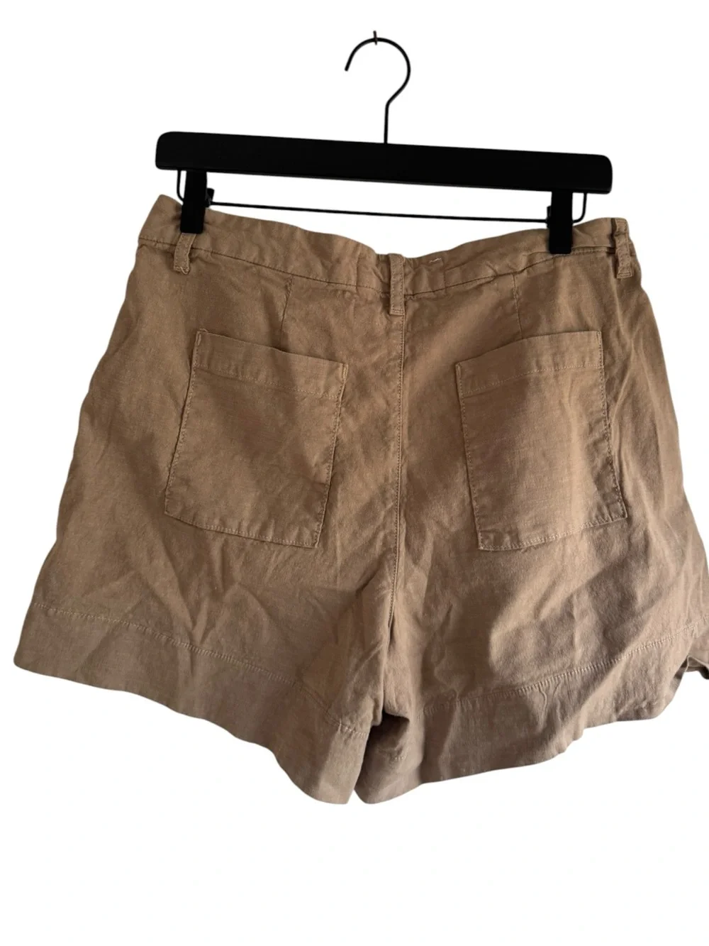 Frank & Eileen Waterford 12 Linen Shorts Tiramasu Brown - Picture 6 of 9